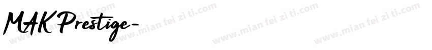 MAK Prestige字体转换